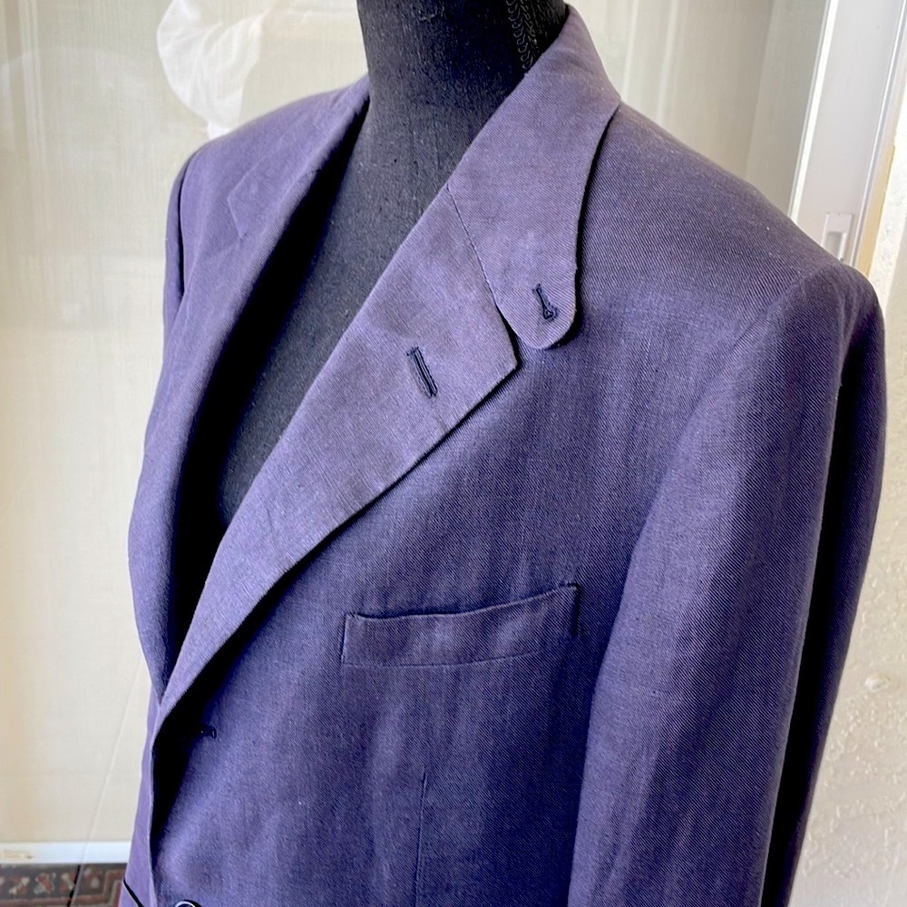 Ralph Lauren mens purple label linen blazer sz M